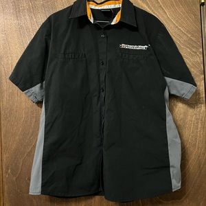 Harley Davidson screamin eagle performance mechanic style button down size 2X